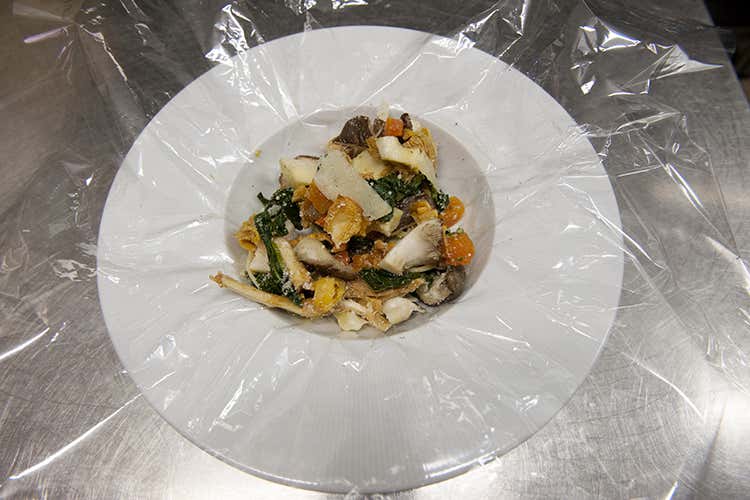 Profumi e sapori d’autunno di Giuseppe e Francesca Carollo (Cene a 8 mani che sanno di Sicilia 
all'hub di Identità Golose Milano)