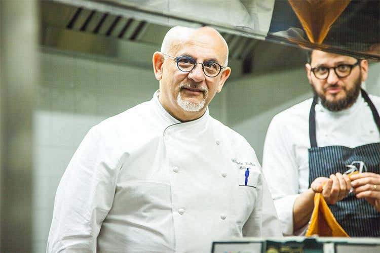 Claudio Sadler - Cento ospiti alla cena delle intolleranze per il menu di Sadler, Arrigoni e Molon