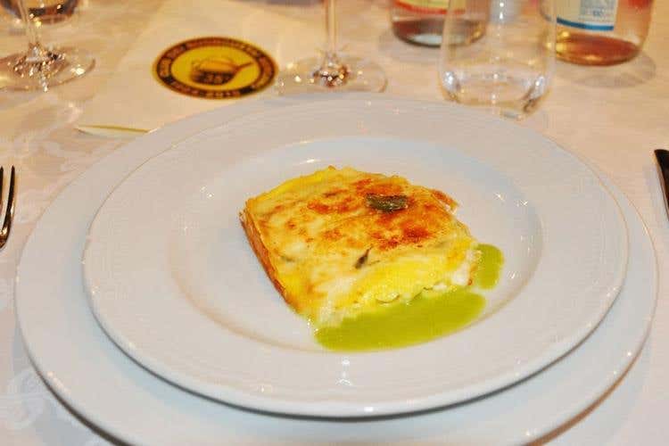 Lasagnetta con asparagi e formaggio di malga (Club Buongustai Bergamo 
35 anni in golosa salute
)