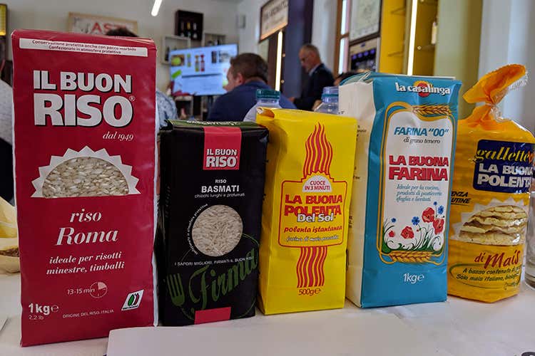 L'assortimento dei prodotti de Il Buon Riso (Collisioni, retroscena “food” )