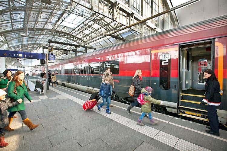 (Con il treno veloce Öbb Railjet 
Italia e Austria mai state così vicine)