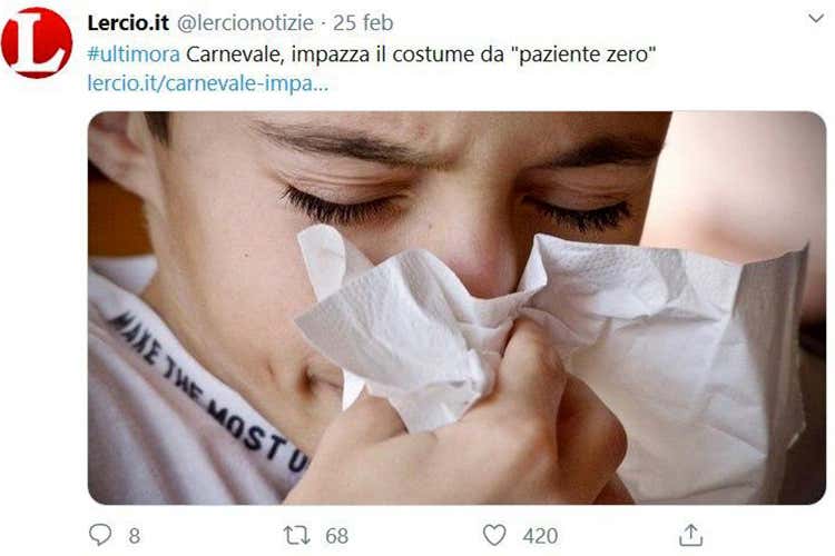 Il coronavirus contagia i social Spopolano le vignette anti psicosi