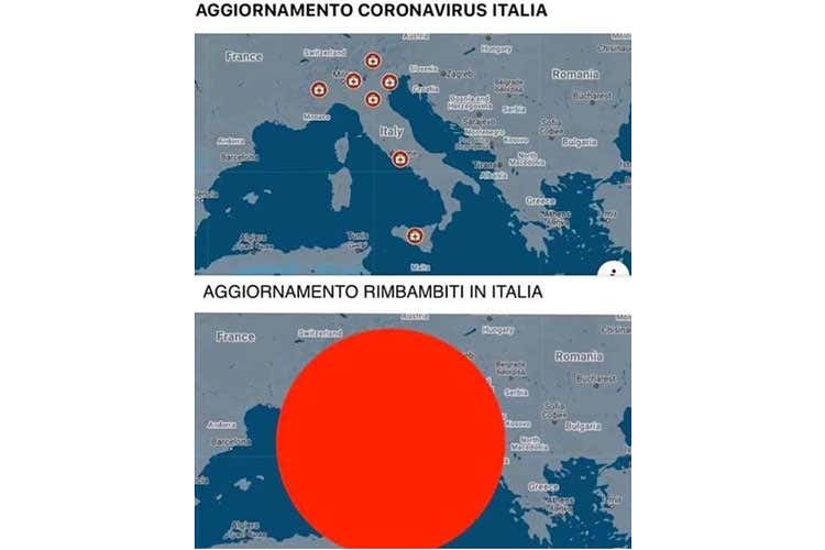 Il coronavirus contagia i social Spopolano le vignette anti psicosi