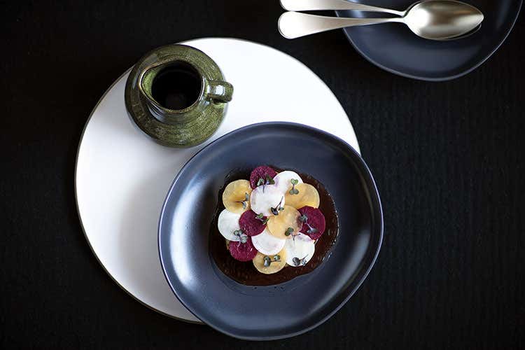 La cucina gourmet del San Brite, neo stella Michelin (Cortina, menu d'autore a domicilio 
per cene gourmet senza fatica)