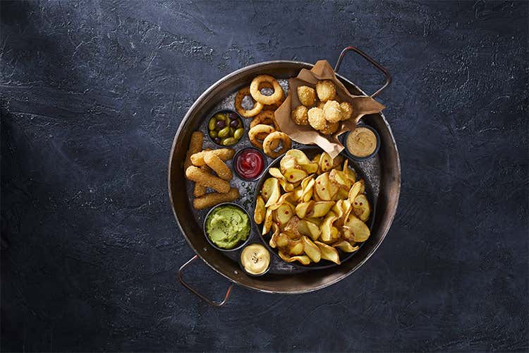 Crunchy Petals nei piatti misti 