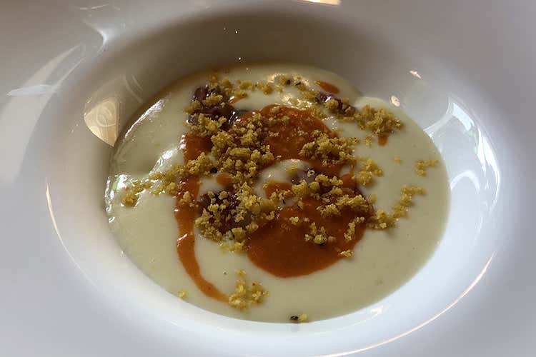 Parmantier di gamberi (Cucina siciliana nel Chianti 
a Il Casale, da Giuseppe Lo Presti)