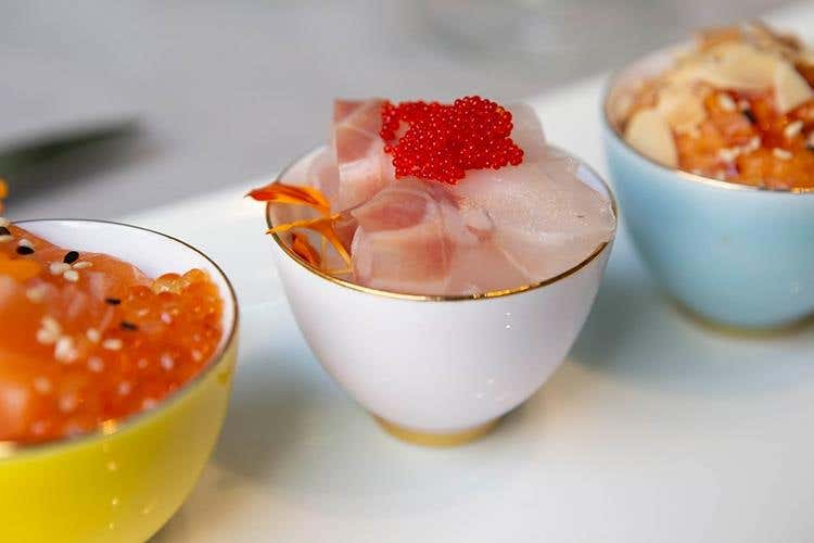 (Cup Sushi da Berimbau a Milano 
Giappone e Brasile in una piccola tazza)