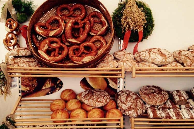 Il pane del panificio Harrasser di Brunico