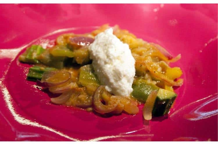 Uno dei piatti di Marco Stabile