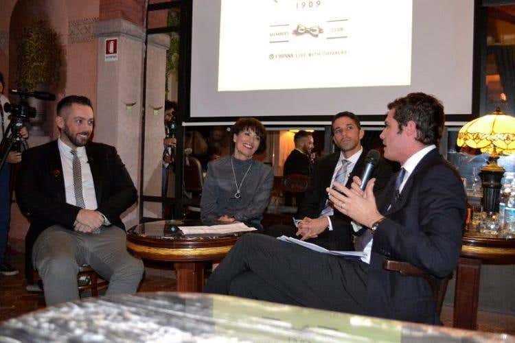 Da sinistra: Matteo Osso, Barbara Ronchi Della Rocca, Pedro Usuriaga e Federico Novella.