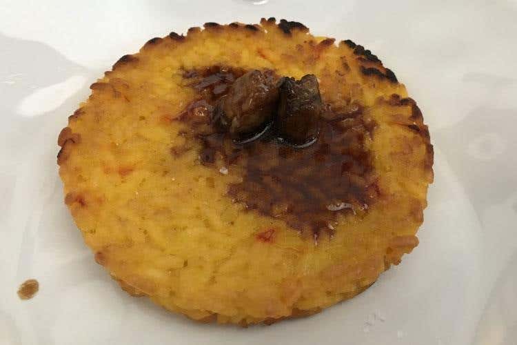 Riso al salto (Da Cantina Buglioni un Amarone 
che si offre ad abbinamenti inaspettati)