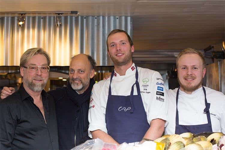 Tor Halvorsen (The Creator), Moreno Cedroni, Simon Engen e Lars Berbusmel (Hundholmen Brygghus, Bodø)