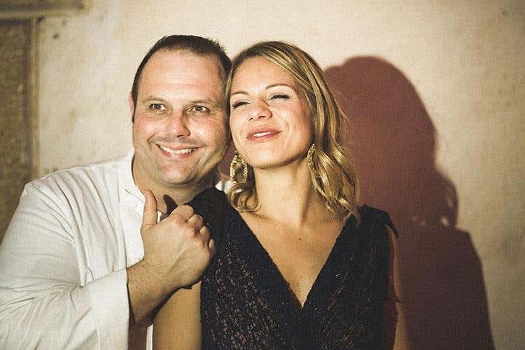 Bobo Cerea e la Carlotta Mastella, figlia di Marilisa Allegrini (Dalla A di Allegrini alla V di Vino 
tra verticali, etichette e racconti d'autore)