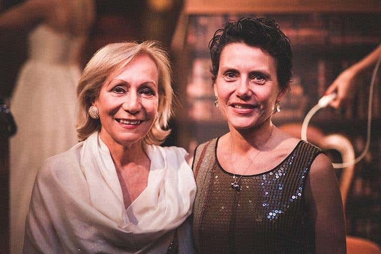 Marilisa Allegrini e Karole Vail, nipote di Peggy Guggenheim (Dalla A di Allegrini alla V di Vino 
tra verticali, etichette e racconti d'autore)