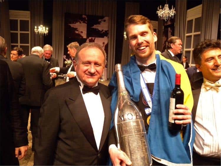 Giuseppe Vaccarini (Miglior sommelier del mondo Asi 1978) e Jon Arvid Rosengren