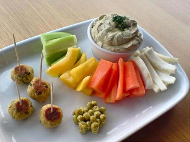 Un piatto vegano