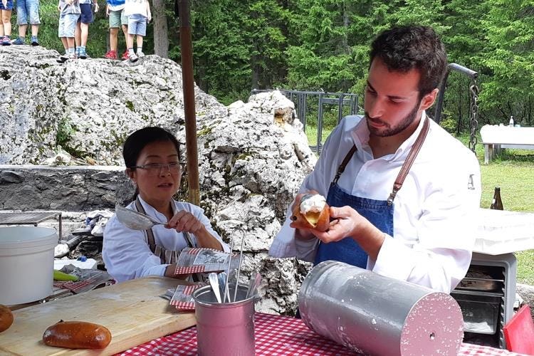Andrea Tortora (Dolomitica, un successo la 4ª edizione 
Dieci cuochi per un picnic gourmet)