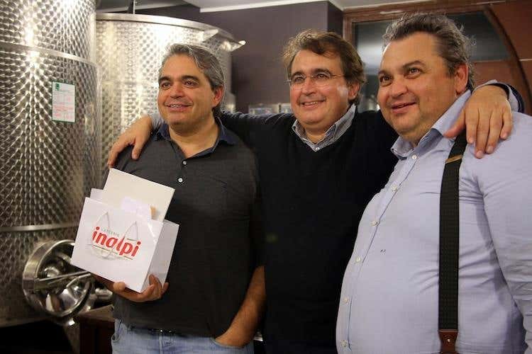 da sinistra: Giovanni, Ambrogio e Pier Antonio Invernizzi