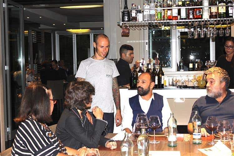 Damiano Donati con alcuni ospiti