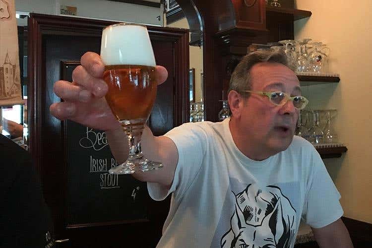 Francesco Reale (È festa da Brasserie Bruxelles 
Birra belga, toast ed editoria)