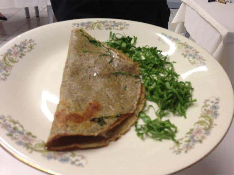 Crepes di grano saraceno alla bergamasca