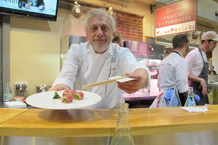 Davide Scabin - Eataly, cena pluristellata per i 10 anni Farinetti: «In futuro? Aprire in 194 Paesi»