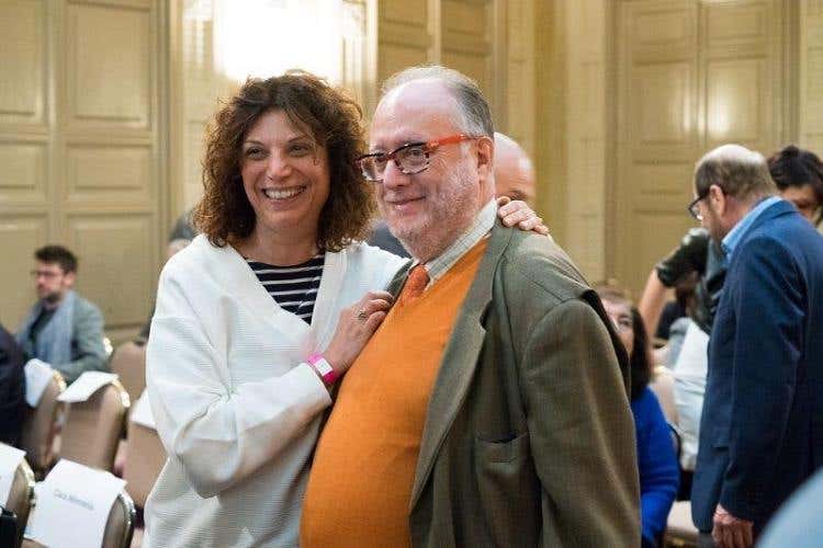 Carla Latini con Edoardo Raspelli