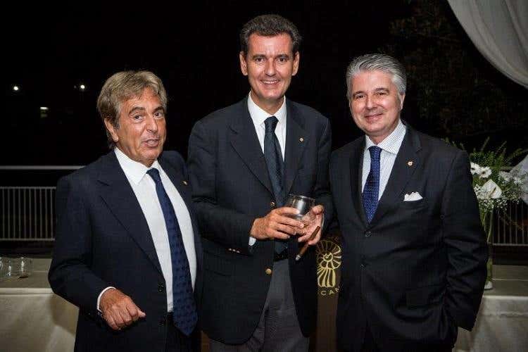 Fabrizio Del Noce, Marcello Lunelli e Alessandro Scorsone