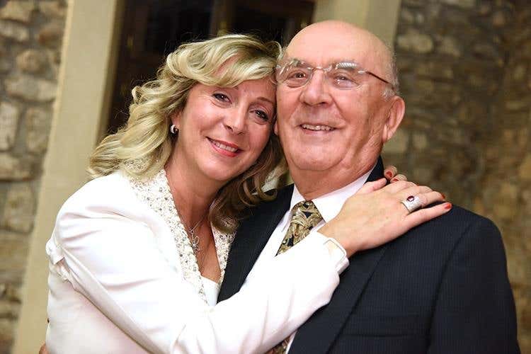 Il fondatore di Villa Franciacorta Alessandro Bianchi con la figlia Roberta Bianchi, patronne dell’azienda