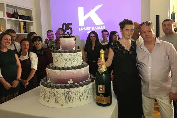 Ernst Knam, 25 anni di pasticceria 
Ad omaggiarlo anche il Maestro Marchesi