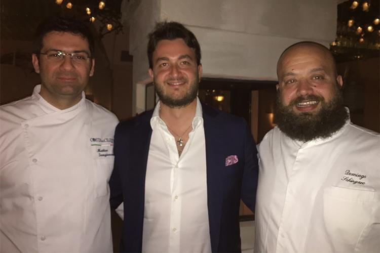 Matteo Sangiovanni, Salvatore Pagano e Domingo Schingaro - Euro-Toques, alta cucina a Borgo Egnazia 
Apre il ciclo di cene Matteo Sangiovanni