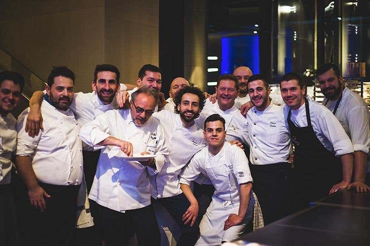 (Euro-Toques, alta cucina in tavola 
per la cena di gala al Gallia di Milano)