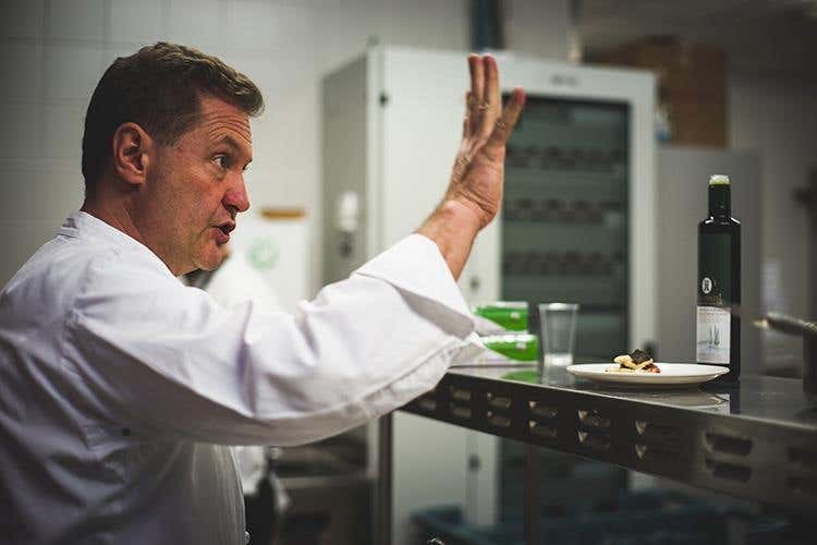 Chicco Cerea (Euro-Toques, alta cucina in tavola 
per la cena di gala al Gallia di Milano)