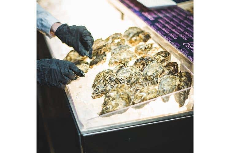 Ostrica italiana Sandalia di Tortolì. Sardegna - I Love Ostrica (Euro-Toques, alta cucina in tavola 
per la cena di gala al Gallia di Milano)