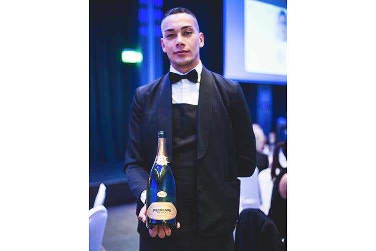 Ferrari Perlé Trentodoc Millesimato Magnum (Euro-Toques, alta cucina in tavola 
per la cena di gala al Gallia di Milano)