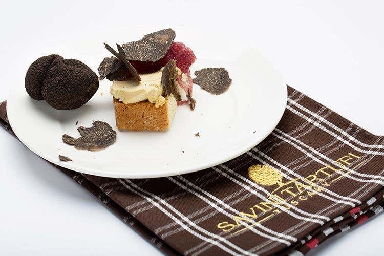 Festival del Foie gras d'anatra (Longino & Cardenal) e del Tartufo nero pregiato selezione (Savini Tartufi) (Euro-Toques, alta cucina in tavola 
per la cena di gala al Gallia di Milano)