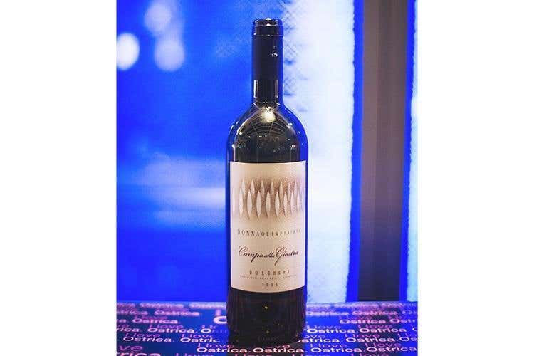 Campo alla Giostra Bolgheri Doc Donna Olimpia 1898 (Euro-Toques, alta cucina in tavola 
per la cena di gala al Gallia di Milano)