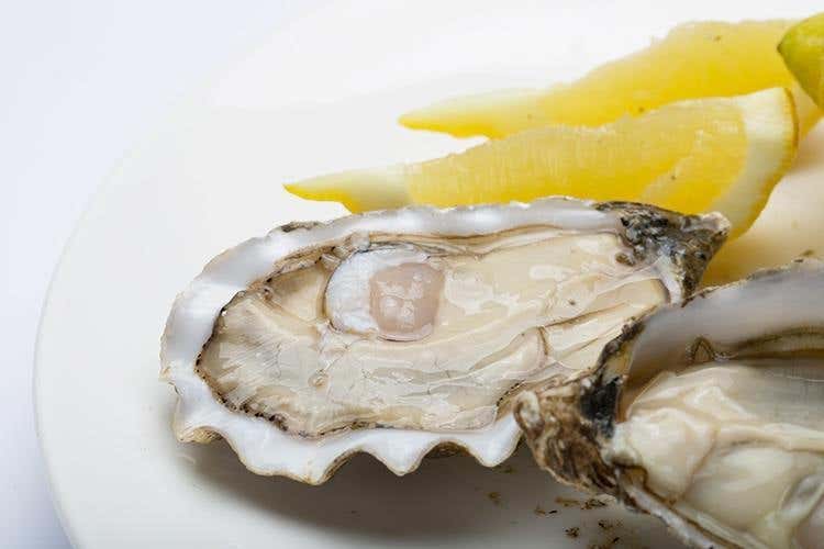 Ostrica italiana Sandalia di Tortolì. Sardegna - I Love Ostrica (Euro-Toques, alta cucina in tavola 
per la cena di gala al Gallia di Milano)