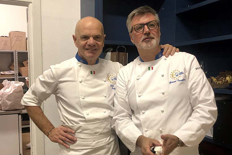 Enrico Derflingher e Gianni Tarabini (Euro-Toques, cena solidale sold out 
Derflingher: È bello dare una mano)