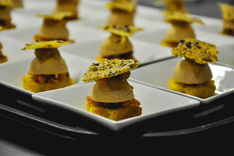 Foie gras d'anatra - Giorgio Sanchez (Euro-Toques, cena solidale sold out 
Derflingher: È bello dare una mano)