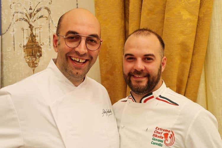 Seby Sorbello e Giovanni Cappello (Euro-Toques porta la Sicilia nel piatto Chiude in bellezza il Congresso Regionale