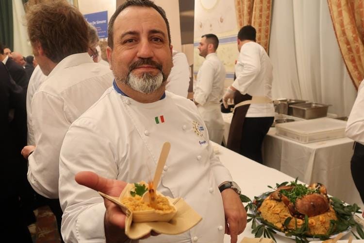 Giuseppe Triolo - Cous cous Diodoro (Euro-Toques porta la Sicilia nel piatto 
Chiude in bellezza il Congresso Regionale)