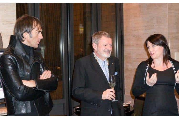 Davide Oldani, Alberto Lupini e Sonia Peronaci
