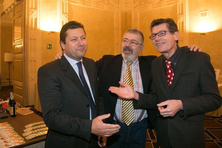 Alfredo Zini, Matteo Scibilia e Luigi Cremona