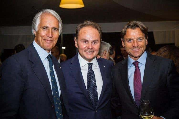 Giovanni Malagò, Matteo Lunelli e Alessio Vinci