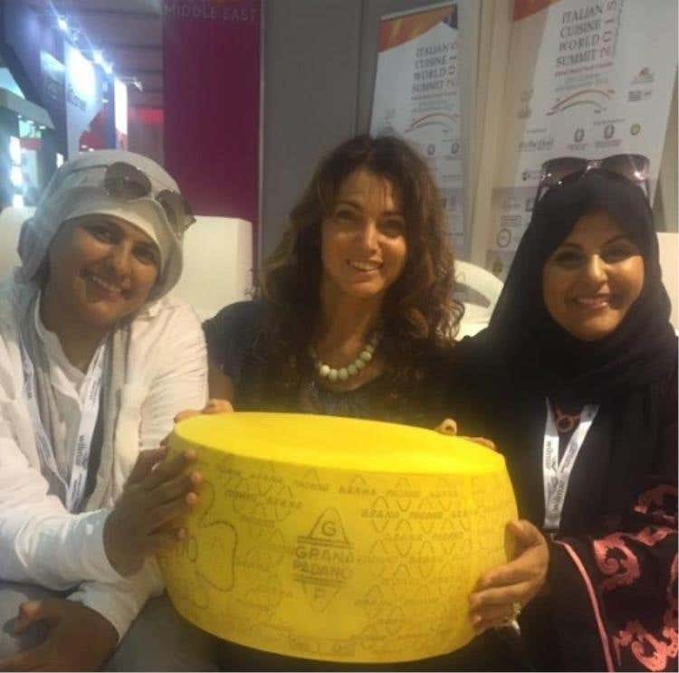 Al centro: Elisabetta Serraiotto, responsabile marketing e comunicazione Consorzio Tutela Grana Padano