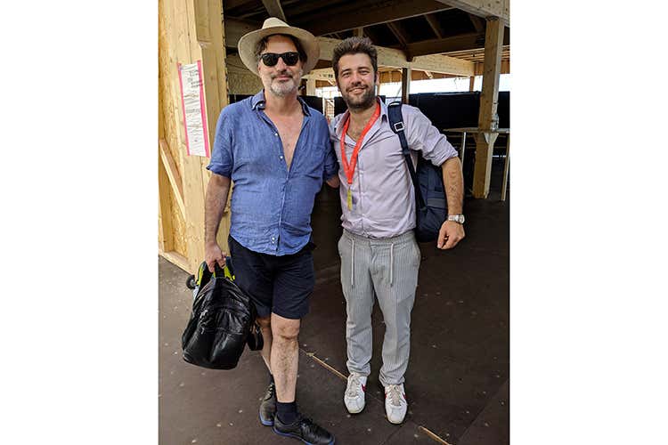 Io insieme a Hugo Gargiulo (La Fête des Vignerons 
Cose da fare una volta nella vita)