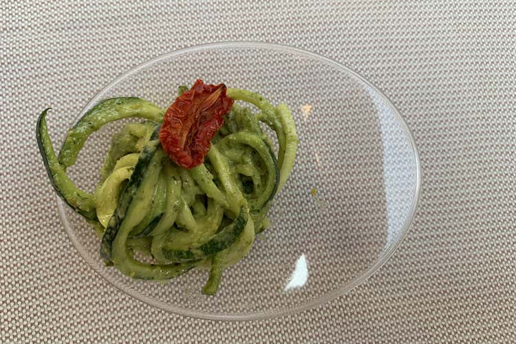 Spaghetti di zucchine (Fiore, a Roma una “Spa alimentare” )