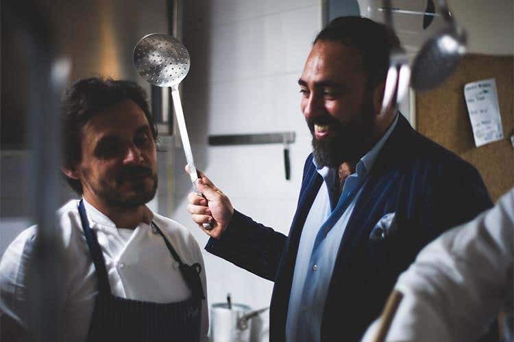 Antonio Zaccardi e Antonello Magistà