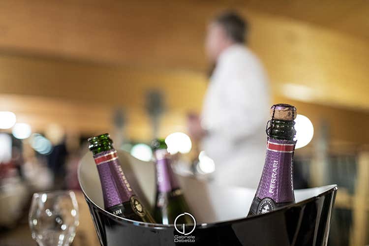I vini della Famiglia Lunelli (La cucina di Fournier con vista Lo chef stellato a Ponte di Legno